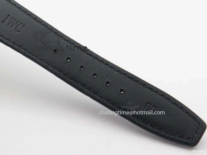 MIROTIME 0205 Practical Portuguese Real PR IW500109 ZF 1:1 Best Edition Black Dial On Black Leather Strap A52010 V 7308